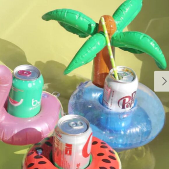 Palm Tree Floating Drink Holder - Picture 2 of 2
